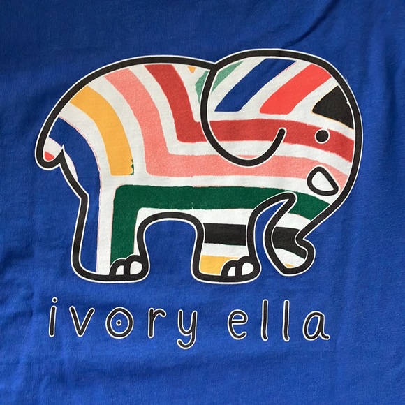 Ivory Ella S Blue Long Sleeved Tee NWT - Picture 3 of 4